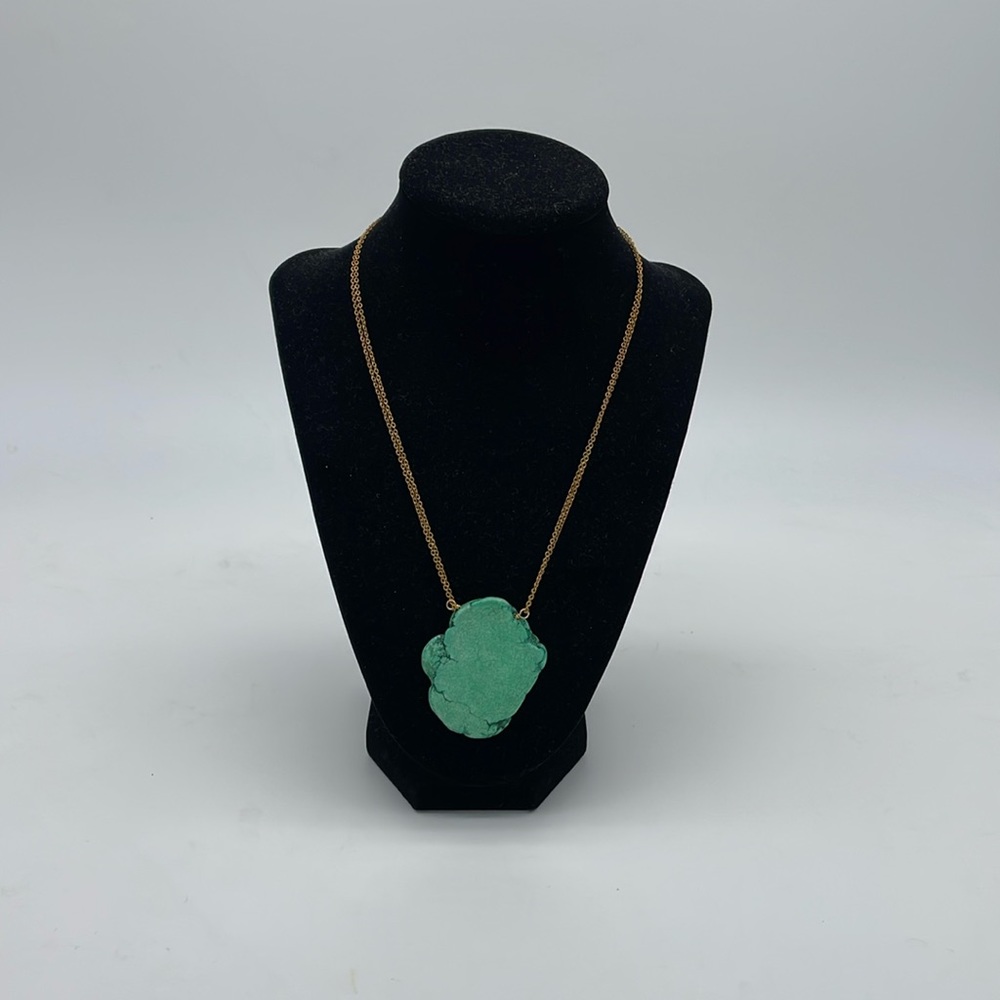 Urban Outfitters Double Chain Turquoise Necklace - NWOT